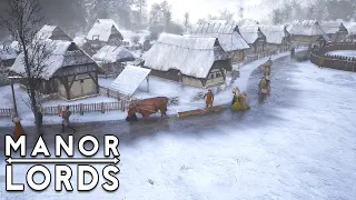 SO MANY DIE IN THE MOST BRUTAL WINTER! | Manor Lords | Demo Gameplay