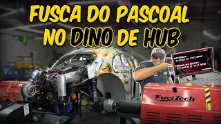 A nave do Fusca Pascoal no dinamômetro de Hub @FuelTechOficial