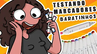 TESTANDO MARCADORES SUPER BARATOS - ESTOU IMPRESSIONADA!