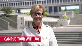 Join SFU President Joy Johnson for a tour of Burnaby campus