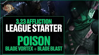 Path of Exile | MY 3.23 League Starter | Poison/Crit Blade Vortex Assassin | + End game ideas