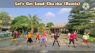 Let's Get Loud Chacha (Remix) - Line Dance || Demo || Beauty LD Queen T.Ratu || Mei2 LD Class