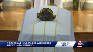 'Our community's hero:' Thousands honor Worcester Fire Lt. Jason Menard