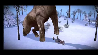 animaciones de los animales cuando atacan :Carnivores ice age