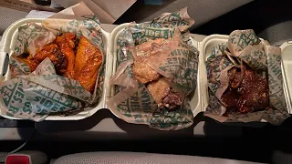 Wing Stop Hot Lemon, Lemon Garlic, and Bayou BBQ Wings Review