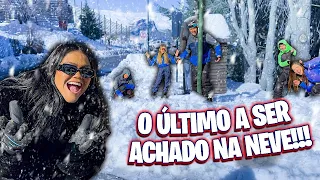 O ÚLTIMO A SER ACHADO NA NEVE GANHA!!!