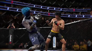 Bruce Lee vs. Crazy Batman - EA Sports UFC 3