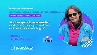 Acciones para la recuperación de ríos, quebradas y humedales de la zona urbana de Bogotá