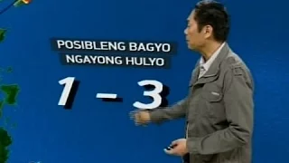 UH: 1-3 bagyo, posibleng mamuo at pumasok ng PAR ngayong Hulyo