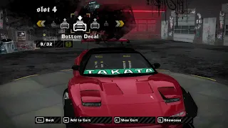 Need for Spee Most Wanted honda nsx   Extended Customization