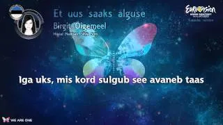 Birgit Õigemeel - "Et Uus Saaks Alguse" (Estonia) - Karaoke version