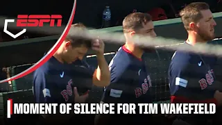 Red Sox, Orioles hold moment of silence for Tim Wakefield | MLB on ESPN