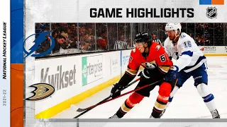 Lightning @ Ducks 1/21/22 | NHL Highlights