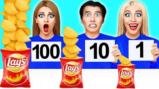 100 Layers of Food Challenge #3 100 개의 음식 층 Multi DO 다 마