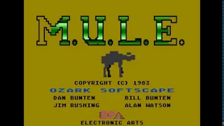 M.U.L.E. (1983) - Intro for Atari 8bit