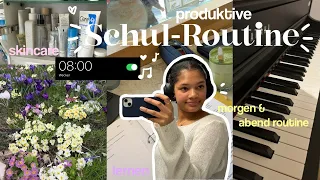 PRODUKTIVER SCHULTAG | morgen & abend routine 🎀🌷🍓📖