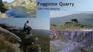 Solo Wild Camping - Foggintor Quarry - Dartmoor National Park