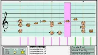 Mario Paint Composer - Handel-Halvorsen: Passacaglia (Impossible Duet)
