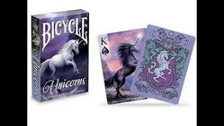 Bicycle Unicorns Purple Deck Review