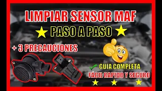 ✅ Como LIMPIAR El SENSOR MAF 🔥 [GUÍA COMPLETA] 🔥 FÁCIL, RÁPIDO Y SEGURO