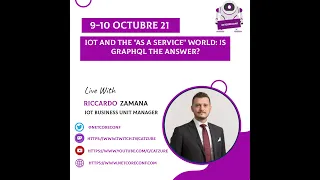 11:00-12:00 IoT and the "as a service" world: is GraphQL the answer?