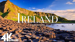 FLYING OVER IRELAND (4K UHD) - Relaxing Music Along With Beautiful Nature Videos - 4K Video #2