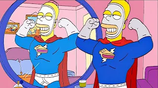 The Simpsons Homer Becomes Springfield Hero Fayman