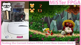 MiSTer FPGA Sega Saturn Core Testing! Core Hits Update_All + New Working Games