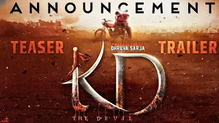 KD The Devil Movie Hindi teaser trailer update | Dhruva sarja | shilpa shetty | KD the devil trailer