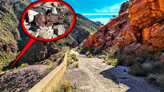 Arizona's Abandoned MILLION Dollar Highway Built by Convicts.. "Car Wrecks Found"