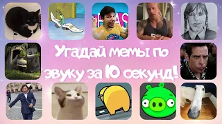 УГАДАЙ МЕМЫ по ЗВУКУ за 10 СЕКУНД! 🔥😍💥