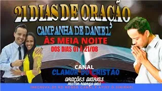 🔴CAMPANHA DE DANIEL 20° DIA DE ORAÇÃO 20/21🙏 | PASTOR RODRIGO DIAS