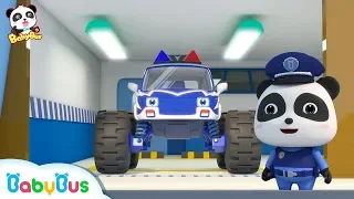 Super Monster Police Car | Police Cartoon, Fire Truck | Kids Songs | Nursery Rhymes | BabyBus