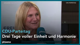 Kerstin Münstermann und Mariam Lau beim CDU-Parteitag am 08.05.24