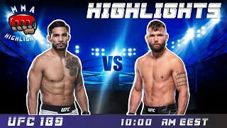 Flying Knee KO | Dennis Bermudez Vs Jeremy Stephens | MMA Highlights | UFC 189