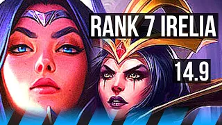 IRELIA vs LEBLANC (MID) | Rank 7 Irelia, 9/2/6, Legendary, 700+ games | JP Grandmaster | 14.9