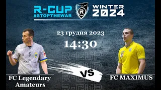 FC Legendary Amateurs 6-4 FC MAXIMUS R-CUP XIII #STOPTHEWAR(Регулярний футбольний турнір  м.Києві)