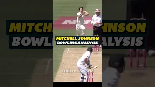 Mitchell johnson bowling Action Analysis❗️most lethal bowler❓