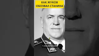 Как Жукова чуть не расстреляли за оскорбление Сталина?