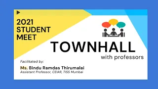 Student Meet 2021 - Town Hall with Professors