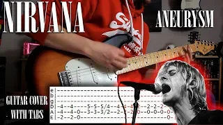 Nirvana - Aneurysm - guitar cover with tabs