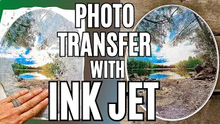 How to Photo Transfer with Mod Podge and INK JET printer /  EASY DIY