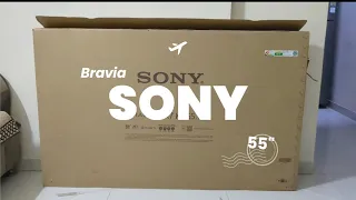 Unboxing Sony Bravia X7K 55 Inches TV | Model TV KD-55X74K