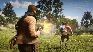 Red dead Redemption 2 : Brutal Slow Motion Kills & Funny Ragdolls Vol 2