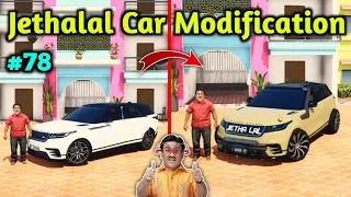 Jethalal Ka Car Hua Kharab || Jethalal Car Modification ||  Gokuldham Socity GTA 5 #78