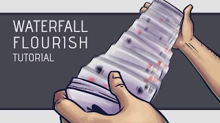 Waterfall Card Flourish Tutorial [HD]