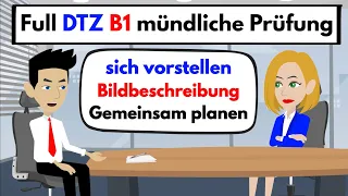 DTZ B1 oral exam | Introducing yourself & image Description & plan something together