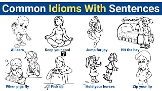 Common phrases with sentences | Common idioms with sentences