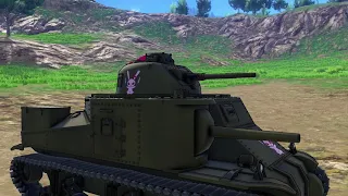 Girls und Panzer: Dream Tank Match Let's Play Ep7 Free Match(Flag Match-Hills)
