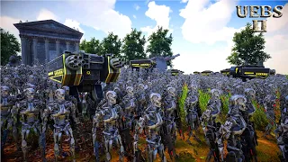 T-45 SHOTGUNS & T-800 TERMINATORS vs 2,000,000 SLUGGA BOYZ | Ultimate Epic Battle Simulator 2 UEBS 2